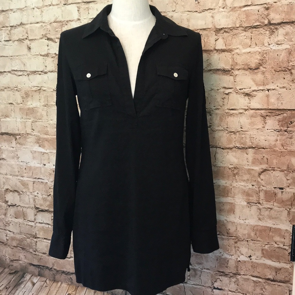 Flattering Theory black tunic